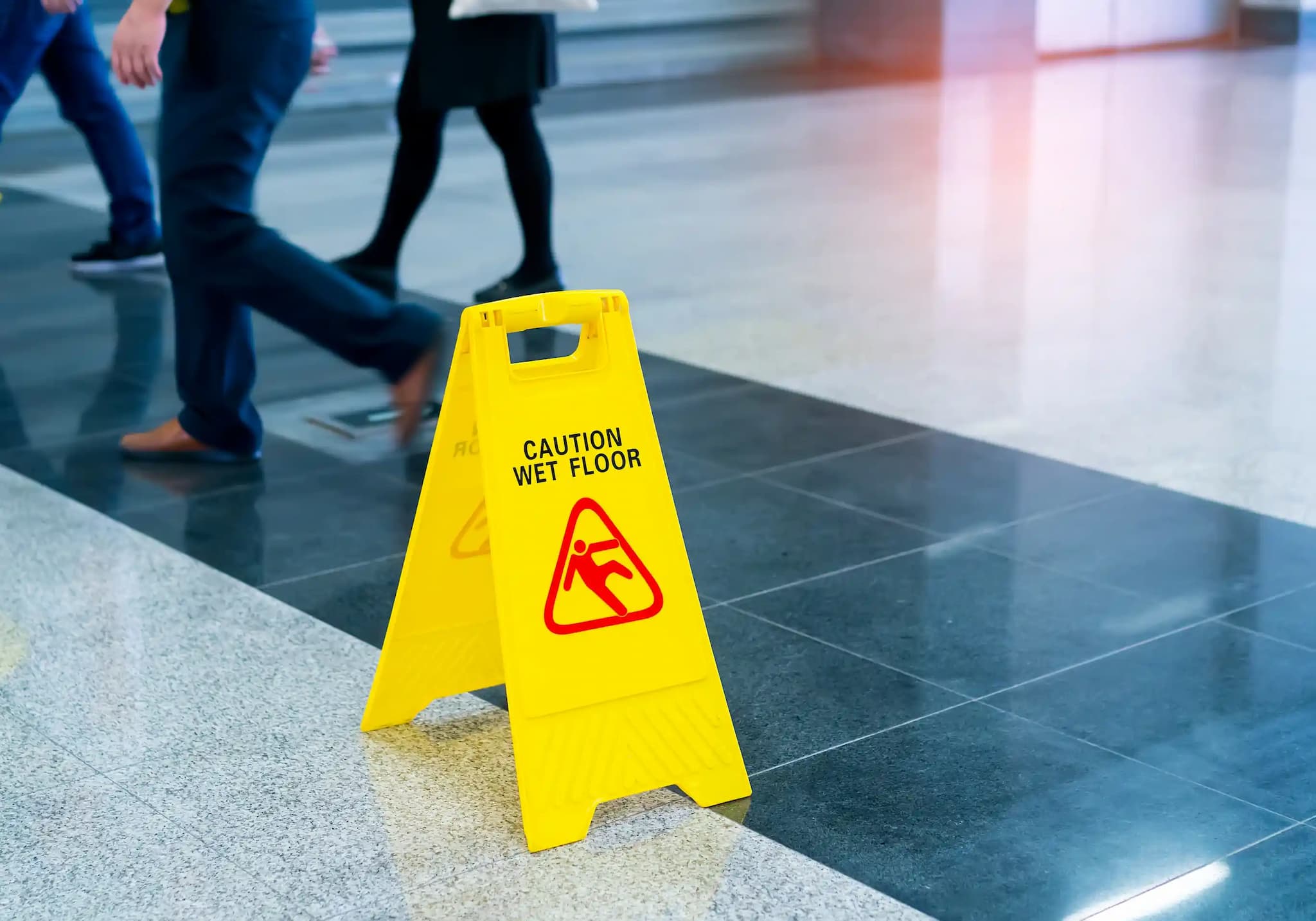 wet floor sign